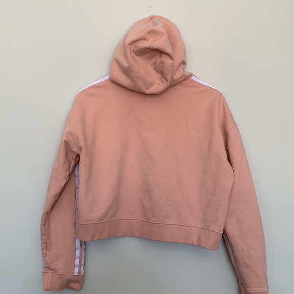 Adidas Women’s Cropped Sweatshirt in Pink - Picture 9 of 11